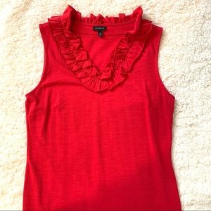 Talbots Ruffle Cotton Dress